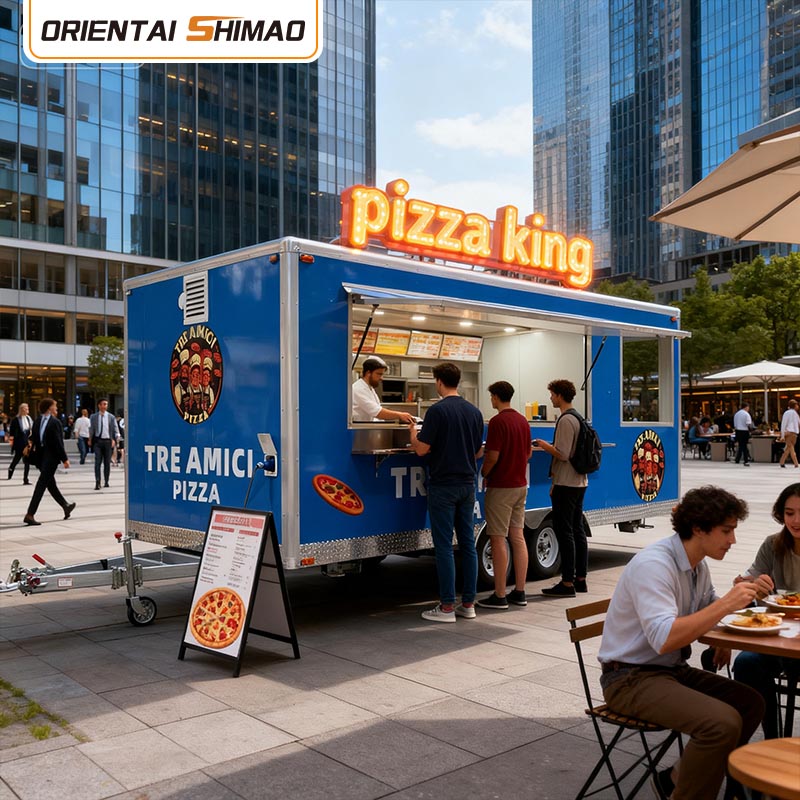 Bbq ফুড ট্রাক ট্রেলার